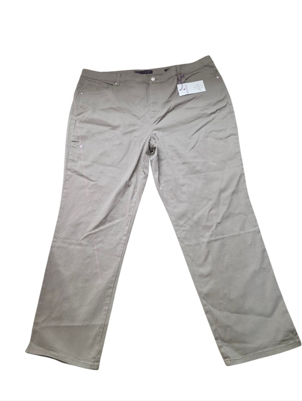NWT Gloria Vanderbilt Amanda Jeans Womens 24W Hazenut Denim Stretch NEW